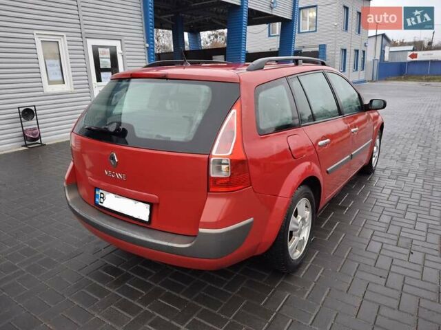 Червоний Рено Меган, об'ємом двигуна 1.6 л та пробігом 237 тис. км за 3850 $, фото 2 на Automoto.ua