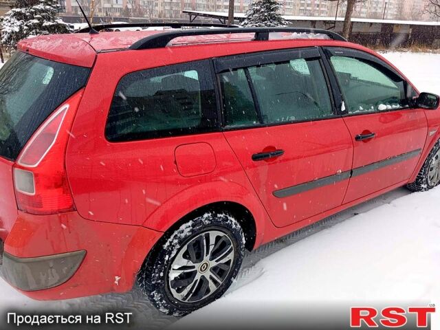 Красный Рено Меган, объемом двигателя 1.6 л и пробегом 200 тыс. км за 5900 $, фото 7 на Automoto.ua