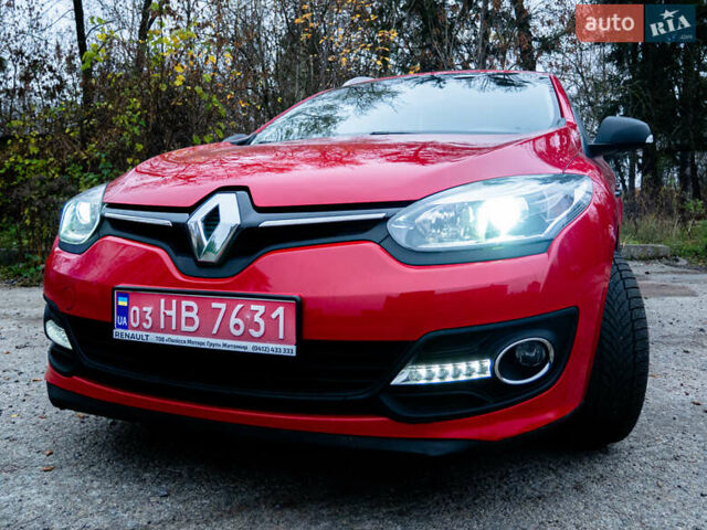 Красный Рено Меган, объемом двигателя 1.5 л и пробегом 156 тыс. км за 9300 $, фото 3 на Automoto.ua