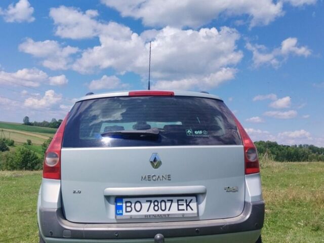 Серый Рено Меган, объемом двигателя 2 л и пробегом 350 тыс. км за 3900 $, фото 5 на Automoto.ua
