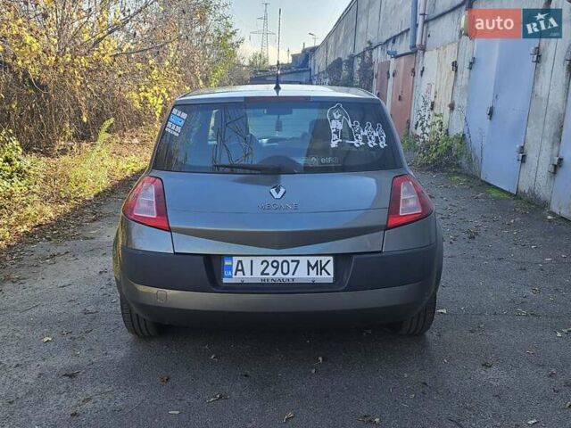 Сірий Рено Меган, об'ємом двигуна 1.6 л та пробігом 136 тис. км за 4600 $, фото 4 на Automoto.ua