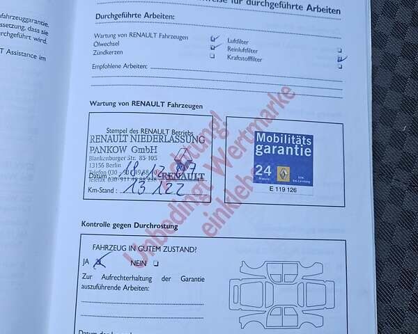 Сірий Рено Меган, об'ємом двигуна 1.6 л та пробігом 136 тис. км за 4600 $, фото 13 на Automoto.ua