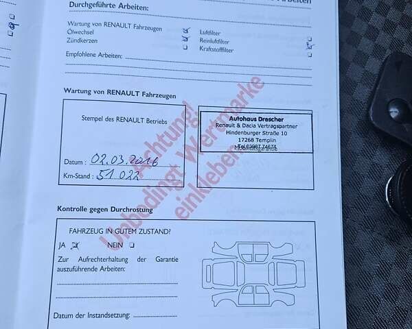 Сірий Рено Меган, об'ємом двигуна 1.6 л та пробігом 136 тис. км за 4600 $, фото 17 на Automoto.ua