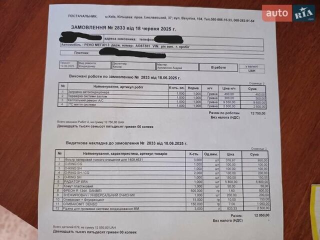 Серый Рено Меган, объемом двигателя 1.5 л и пробегом 320 тыс. км за 5700 $, фото 33 на Automoto.ua