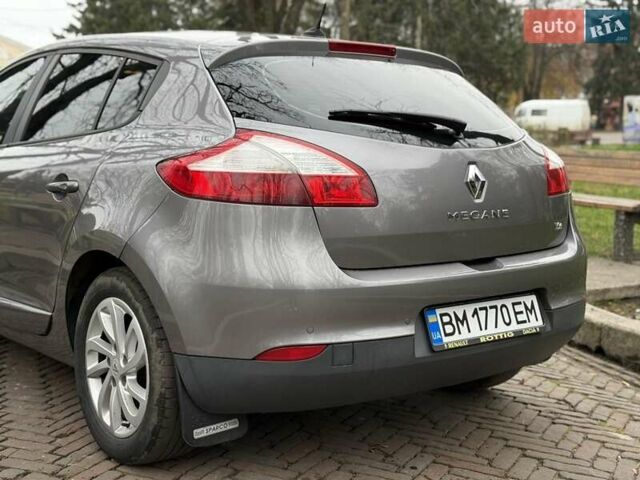 Серый Рено Меган, объемом двигателя 1.2 л и пробегом 92 тыс. км за 6990 $, фото 1 на Automoto.ua