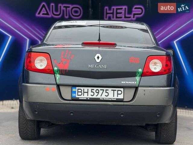 Серый Рено Меган, объемом двигателя 1.6 л и пробегом 170 тыс. км за 4599 $, фото 4 на Automoto.ua