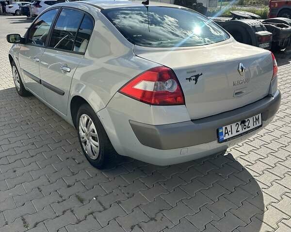 Серый Рено Меган, объемом двигателя 1.6 л и пробегом 262 тыс. км за 5800 $, фото 5 на Automoto.ua