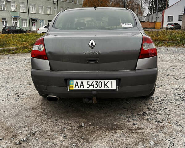 Серый Рено Меган, объемом двигателя 1.4 л и пробегом 217 тыс. км за 5300 $, фото 3 на Automoto.ua