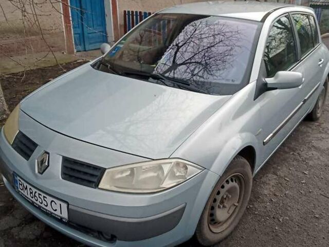 Серый Рено Меган, объемом двигателя 1.6 л и пробегом 205 тыс. км за 3700 $, фото 1 на Automoto.ua