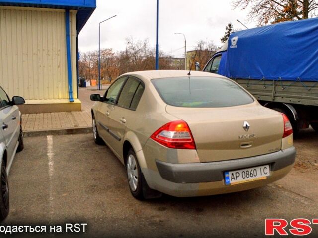 Серый Рено Меган, объемом двигателя 16 л и пробегом 220 тыс. км за 4000 $, фото 2 на Automoto.ua