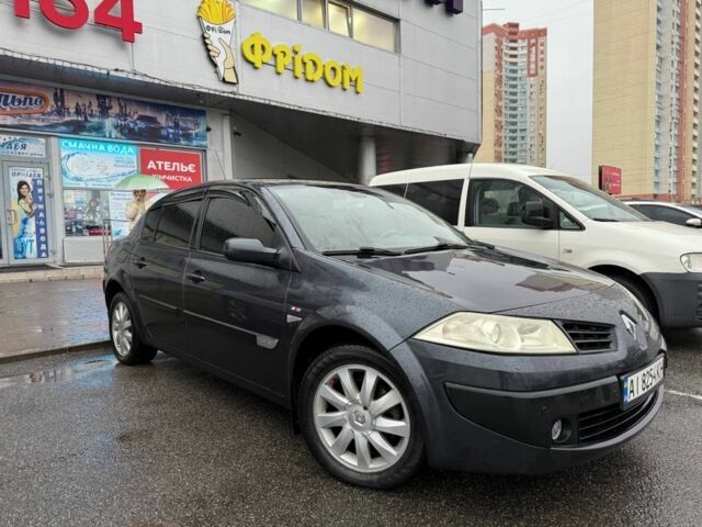 Серый Рено Меган, объемом двигателя 1.6 л и пробегом 237 тыс. км за 3000 $, фото 7 на Automoto.ua