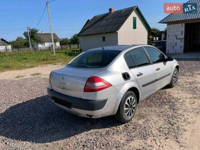 Серый Рено Меган, объемом двигателя 1.4 л и пробегом 217 тыс. км за 2900 $, фото 7 на Automoto.ua