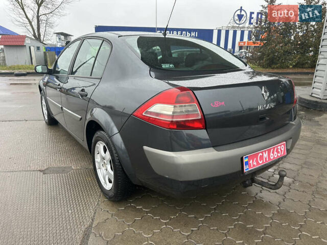 Сірий Рено Меган, об'ємом двигуна 1.6 л та пробігом 157 тис. км за 5500 $, фото 6 на Automoto.ua