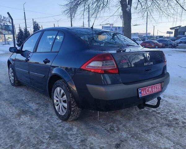 Серый Рено Меган, объемом двигателя 1.6 л и пробегом 158 тыс. км за 6000 $, фото 7 на Automoto.ua