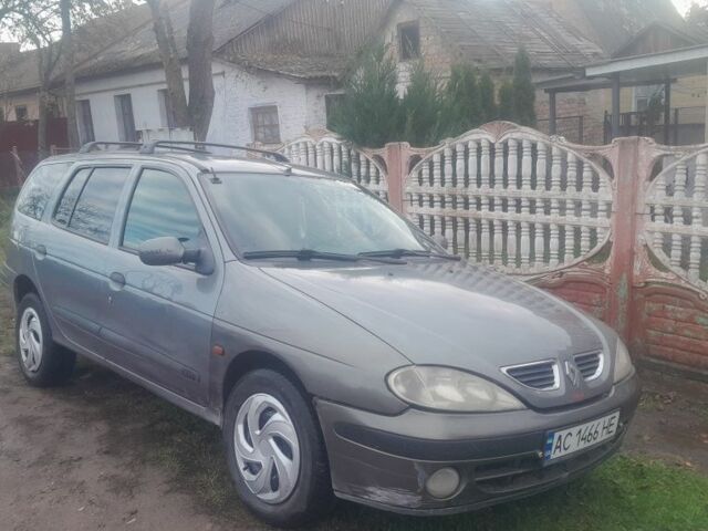 Сірий Рено Меган, об'ємом двигуна 1.9 л та пробігом 456 тис. км за 1600 $, фото 1 на Automoto.ua