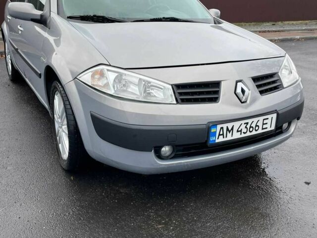 Серый Рено Меган, объемом двигателя 1.4 л и пробегом 204 тыс. км за 3750 $, фото 5 на Automoto.ua