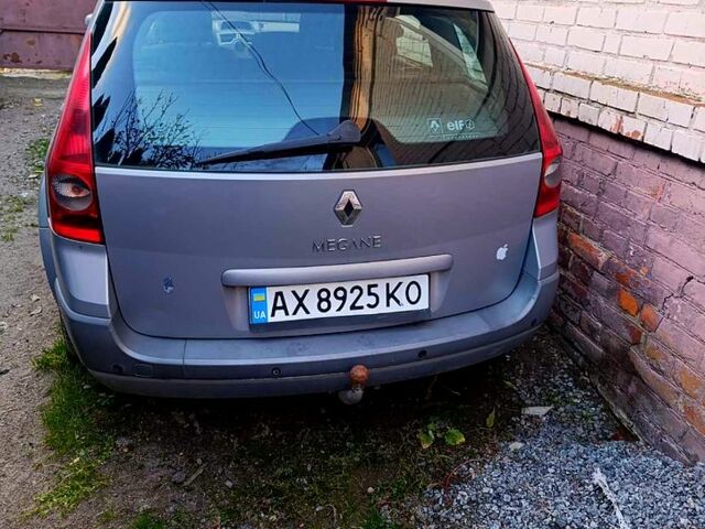 Серый Рено Меган, объемом двигателя 1.6 л и пробегом 190 тыс. км за 4000 $, фото 1 на Automoto.ua