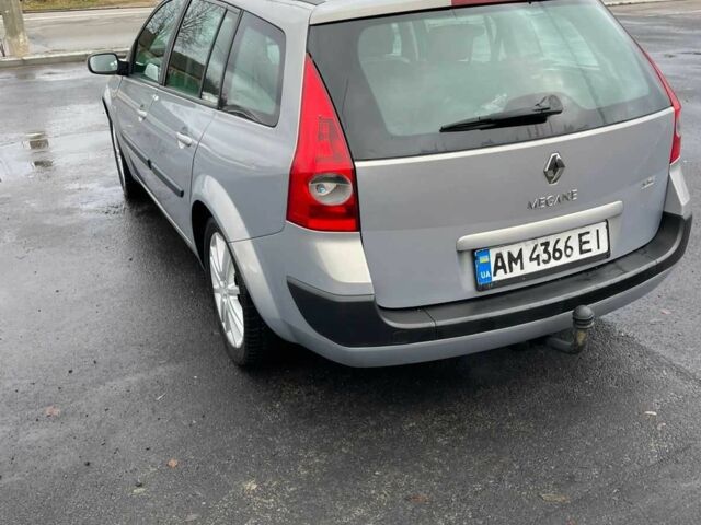 Серый Рено Меган, объемом двигателя 1.4 л и пробегом 204 тыс. км за 3750 $, фото 4 на Automoto.ua