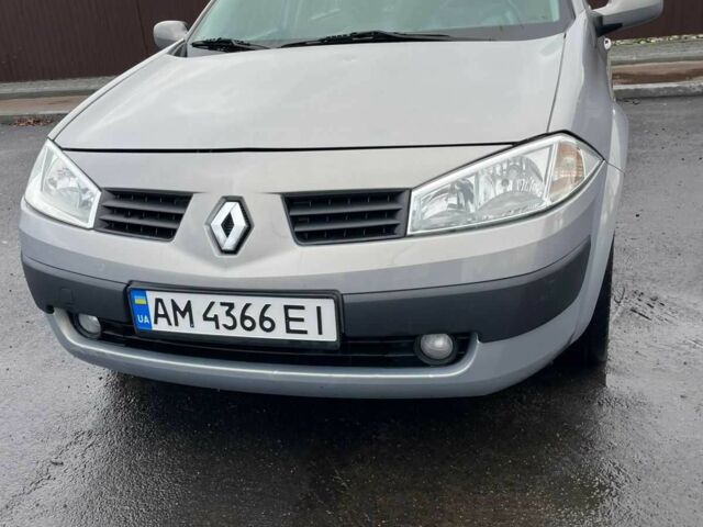 Серый Рено Меган, объемом двигателя 1.4 л и пробегом 204 тыс. км за 3750 $, фото 1 на Automoto.ua