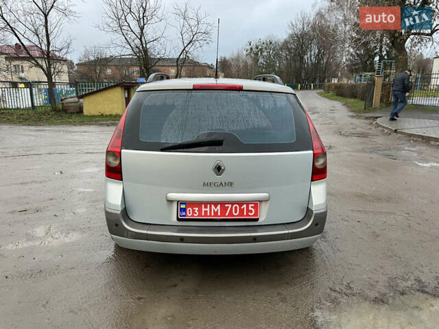 Сірий Рено Меган, об'ємом двигуна 1.6 л та пробігом 210 тис. км за 4555 $, фото 12 на Automoto.ua