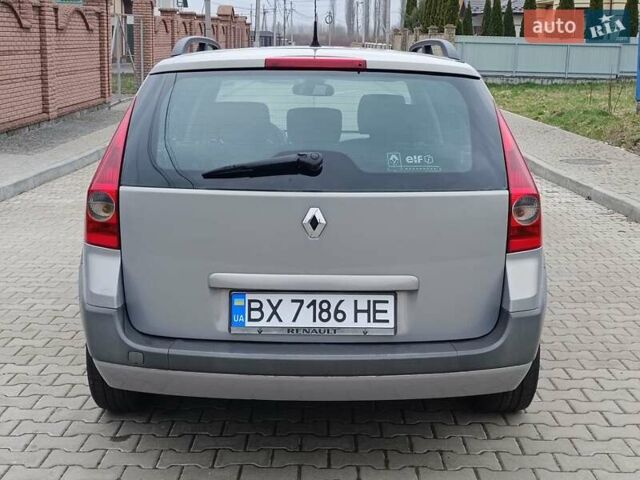 Серый Рено Меган, объемом двигателя 2 л и пробегом 267 тыс. км за 4750 $, фото 6 на Automoto.ua