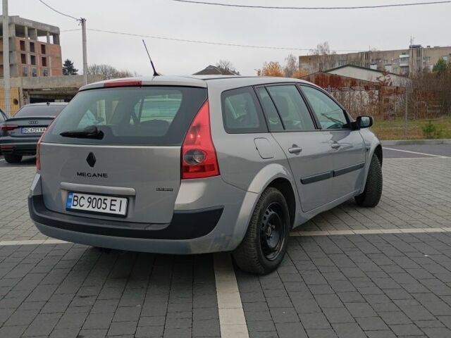Серый Рено Меган, объемом двигателя 1.4 л и пробегом 235 тыс. км за 3900 $, фото 4 на Automoto.ua