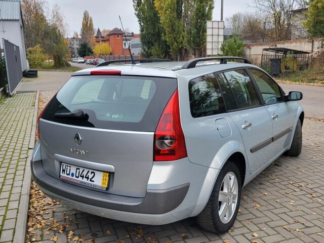 Серый Рено Меган, объемом двигателя 1.6 л и пробегом 204 тыс. км за 4950 $, фото 3 на Automoto.ua