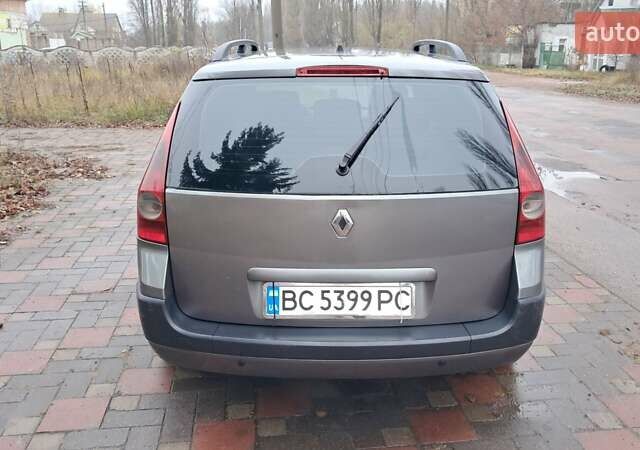 Серый Рено Меган, объемом двигателя 1.46 л и пробегом 407 тыс. км за 3999 $, фото 9 на Automoto.ua