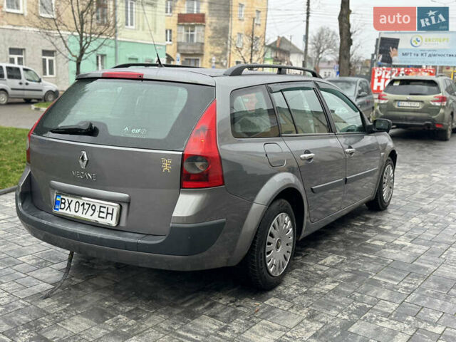 Серый Рено Меган, объемом двигателя 1.6 л и пробегом 300 тыс. км за 3850 $, фото 8 на Automoto.ua