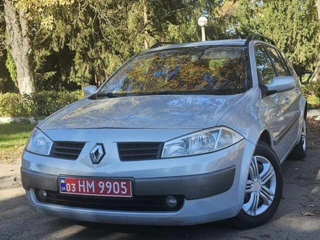 Серый Рено Меган, объемом двигателя 1.6 л и пробегом 213 тыс. км за 3850 $, фото 1 на Automoto.ua