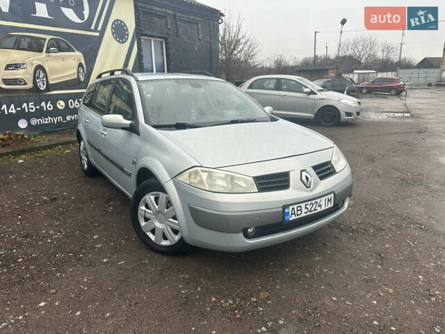 Серый Рено Меган, объемом двигателя 2 л и пробегом 309 тыс. км за 4300 $, фото 1 на Automoto.ua