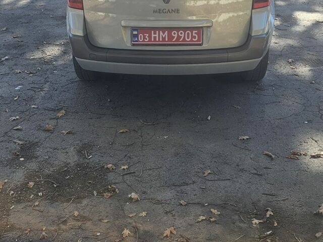 Серый Рено Меган, объемом двигателя 1.6 л и пробегом 213 тыс. км за 3550 $, фото 5 на Automoto.ua