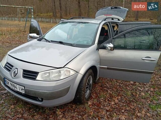 Серый Рено Меган, объемом двигателя 1.5 л и пробегом 275 тыс. км за 4150 $, фото 25 на Automoto.ua