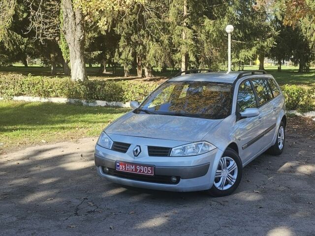 Серый Рено Меган, объемом двигателя 1.6 л и пробегом 213 тыс. км за 3850 $, фото 2 на Automoto.ua