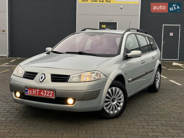 Серый Рено Меган, объемом двигателя 1.6 л и пробегом 158 тыс. км за 3999 $, фото 1 на Automoto.ua