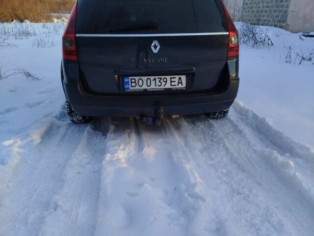Серый Рено Меган, объемом двигателя 1.6 л и пробегом 217 тыс. км за 3900 $, фото 4 на Automoto.ua