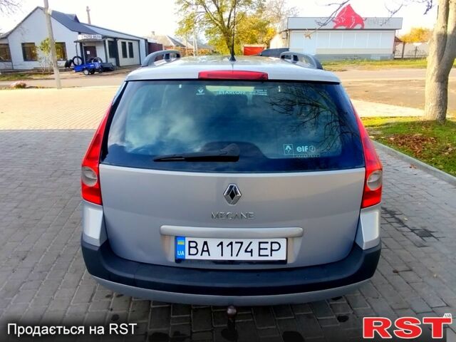 Серый Рено Меган, объемом двигателя 1.6 л и пробегом 233 тыс. км за 4500 $, фото 4 на Automoto.ua