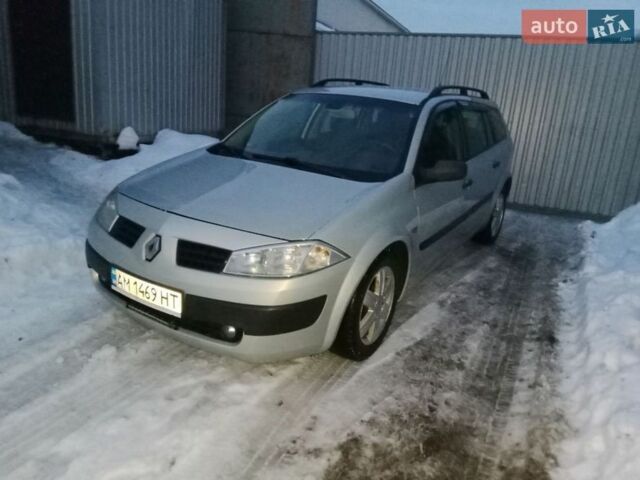 Серый Рено Меган, объемом двигателя 1.5 л и пробегом 250 тыс. км за 4350 $, фото 1 на Automoto.ua
