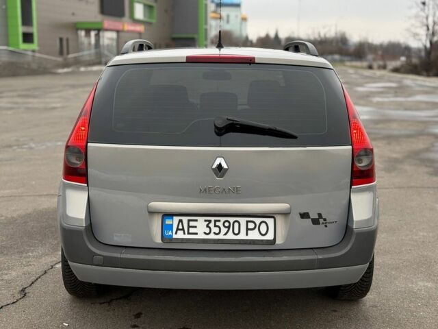 Серый Рено Меган, объемом двигателя 1.6 л и пробегом 230 тыс. км за 4250 $, фото 1 на Automoto.ua