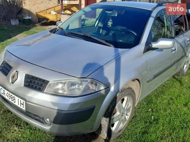 Серый Рено Меган, объемом двигателя 1.6 л и пробегом 240 тыс. км за 4650 $, фото 6 на Automoto.ua