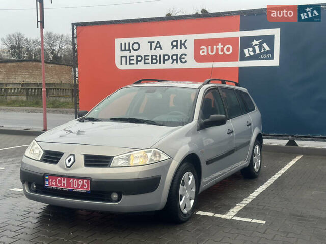 Серый Рено Меган, объемом двигателя 1.6 л и пробегом 197 тыс. км за 5300 $, фото 7 на Automoto.ua