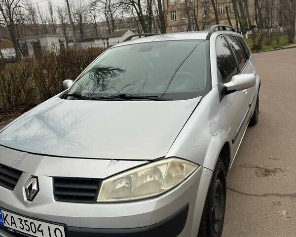 Серый Рено Меган, объемом двигателя 1.6 л и пробегом 177 тыс. км за 3800 $, фото 3 на Automoto.ua