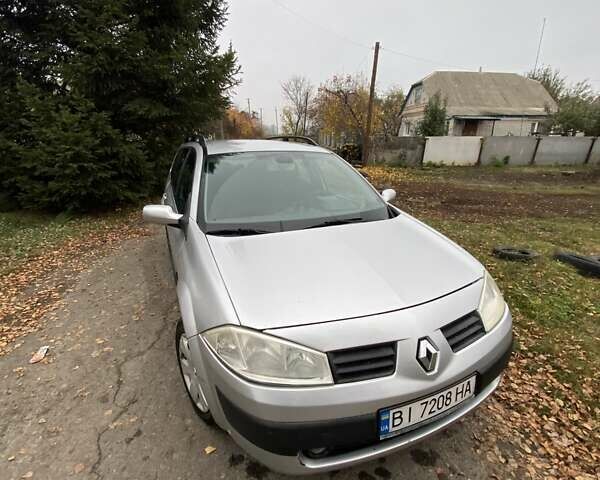 Серый Рено Меган, объемом двигателя 1.6 л и пробегом 248 тыс. км за 4700 $, фото 13 на Automoto.ua