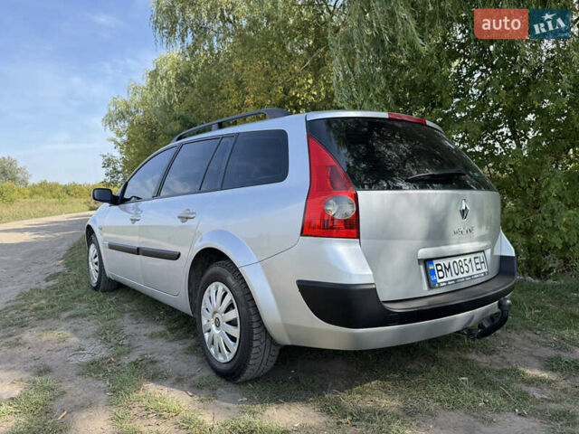 Рено Меган 2005 в Сумах на Automoto.ua Серый Рено Меган, объемом двигателя 1.6 л и пробегом 160 тыс. км за 5400 $, фото 2 на Automoto.ua