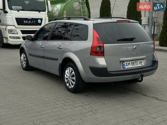 Серый Рено Меган, объемом двигателя 1.6 л и пробегом 215 тыс. км за 4900 $, фото 6 на Automoto.ua