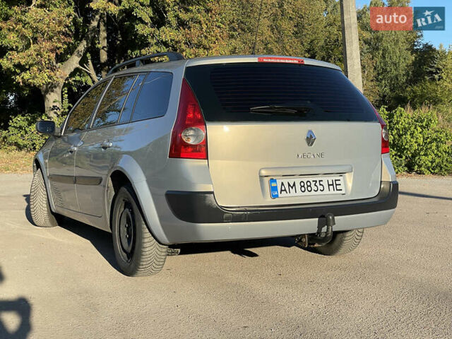 Сірий Рено Меган, об'ємом двигуна 1.6 л та пробігом 215 тис. км за 4400 $, фото 4 на Automoto.ua