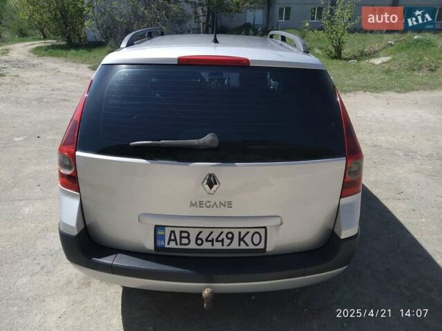 Сірий Рено Меган, об'ємом двигуна 1.6 л та пробігом 223 тис. км за 5300 $, фото 6 на Automoto.ua