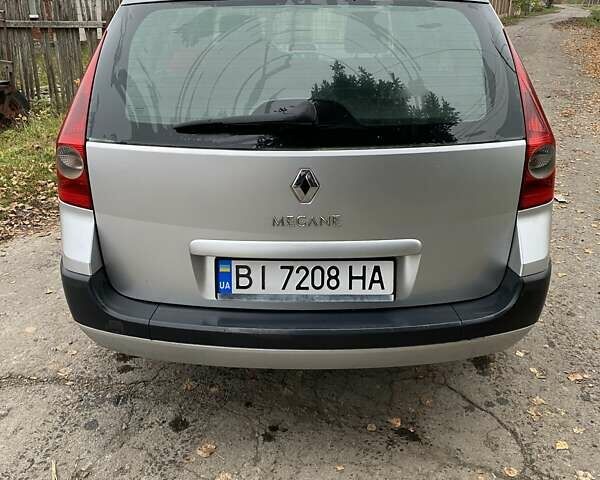 Серый Рено Меган, объемом двигателя 1.6 л и пробегом 248 тыс. км за 4700 $, фото 18 на Automoto.ua