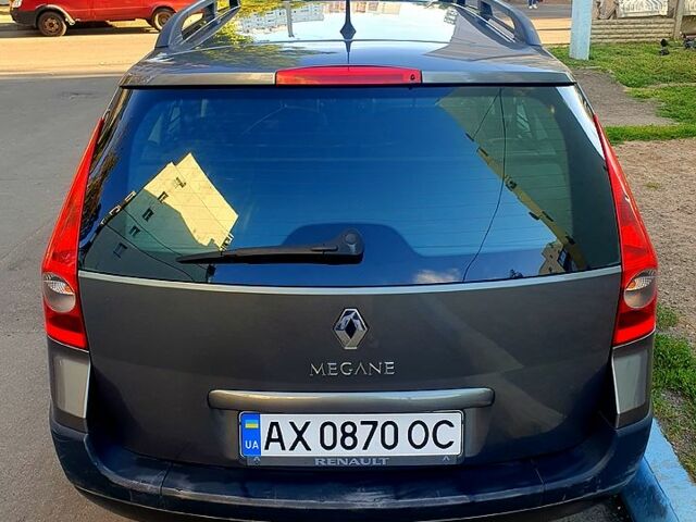 Серый Рено Меган, объемом двигателя 1.6 л и пробегом 204 тыс. км за 4750 $, фото 1 на Automoto.ua