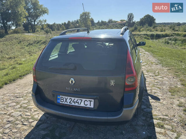 Рено Меган 2005 у Старой Синяве на Automoto.ua Сірий Рено Меган, об'ємом двигуна 1.6 л та пробігом 230 тис. км за 4550 $, фото 6 на Automoto.ua